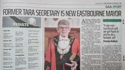 Former Tara Youth Secretary is new Eastbourne Mayor