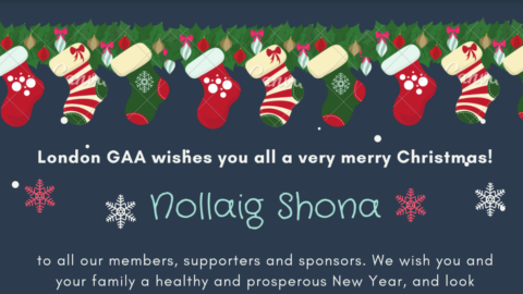 London GAA wishes you all a very merry Christmas