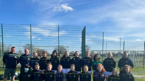 U14 & U16 Tara girls at St Colmcille’s 26th February