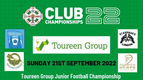 Junior Championship 2022 Semi finals day at McGovern Park, Ruislip