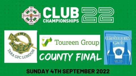 GAA: Tara V Wandsworth – 2022 Junior County Final