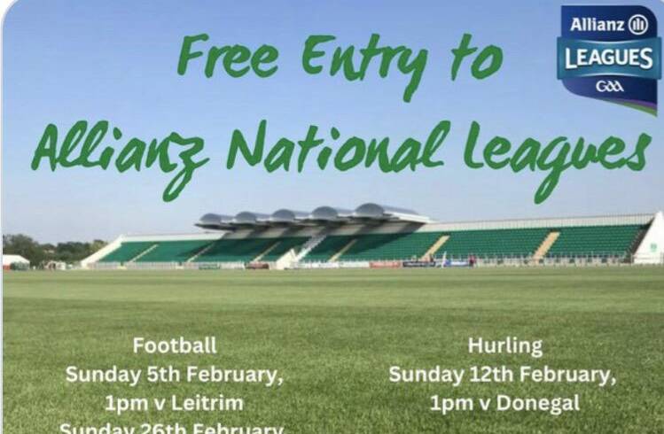 Free entry to Allianz National League games