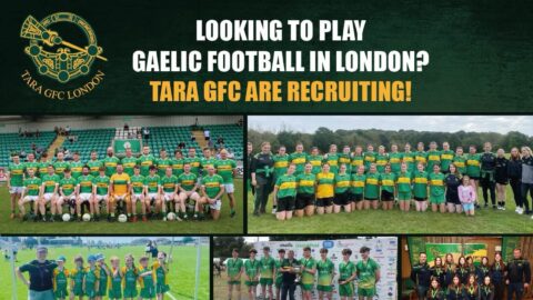 Play Gaelic Football for Tara Youth, Ladies, Men