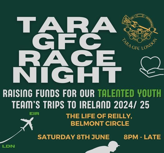 Tara GFC Race night Saturday June 8th