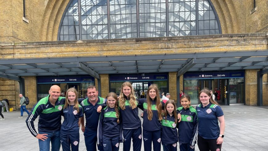 London U13 girls in Scotland