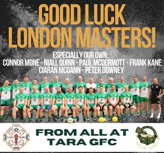 GAA Masters: Good luck London Masters