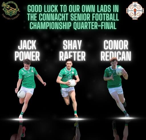 GAA: Best of luck to Shay, Conor, Jack and all the London team